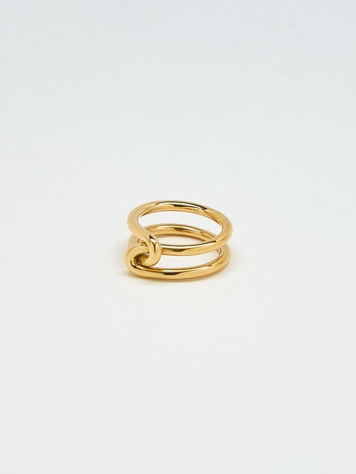 admiral row gold doppelknotenring