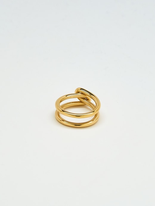 admiral row gold doppelknotenring