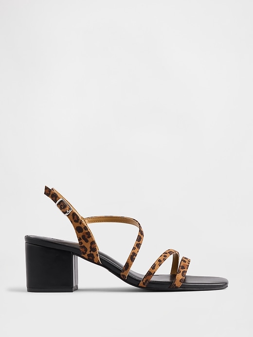 riemchensandalen mit blockabsatz