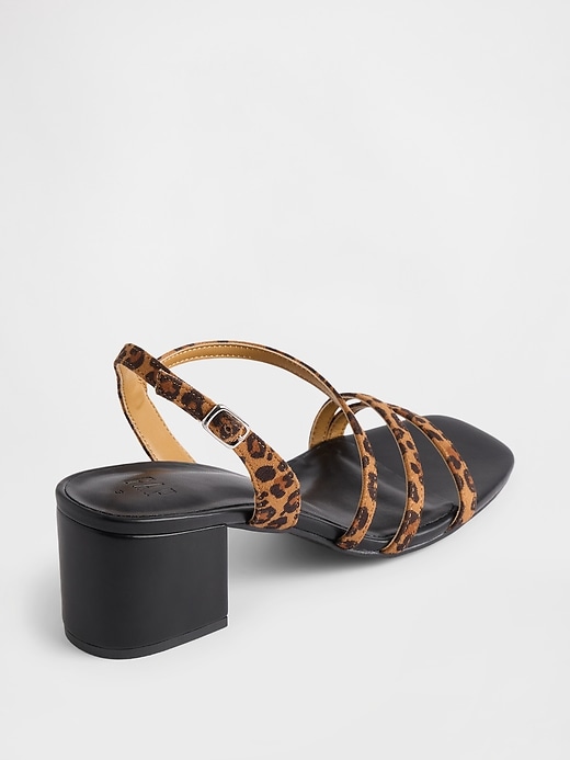 riemchensandalen mit blockabsatz