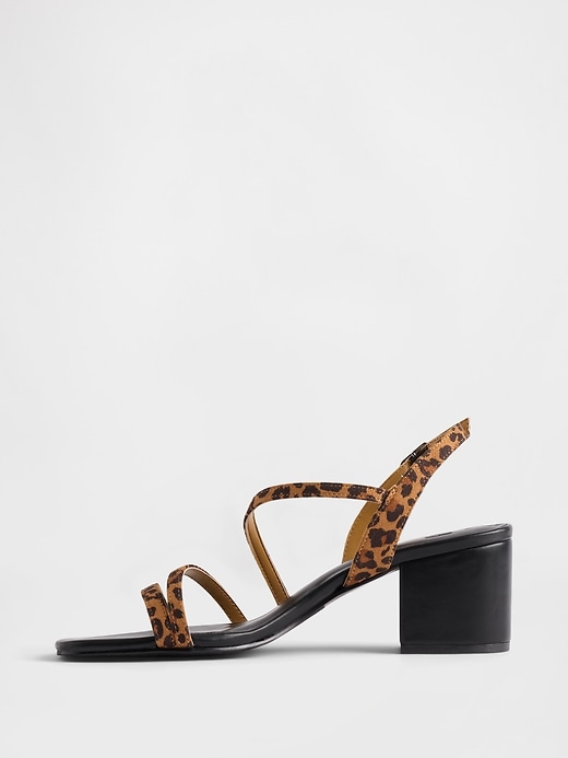 riemchensandalen mit blockabsatz