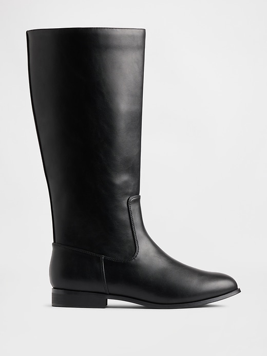 reitstiefel aus veganem leder