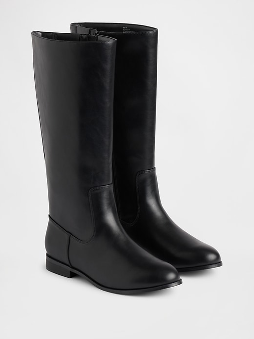 reitstiefel aus veganem leder
