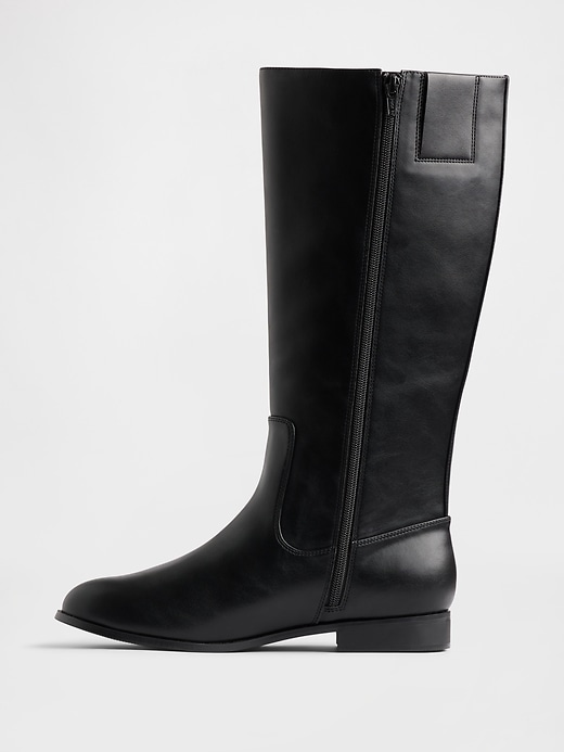 reitstiefel aus veganem leder