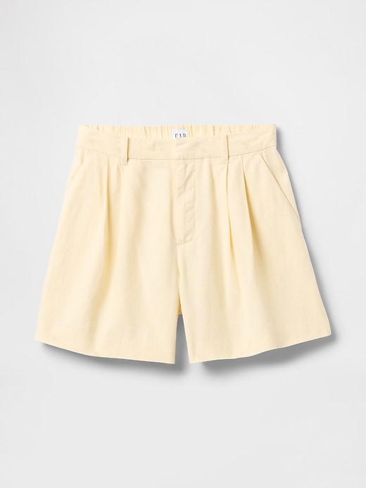 365 high rise leinenmischung shorts
