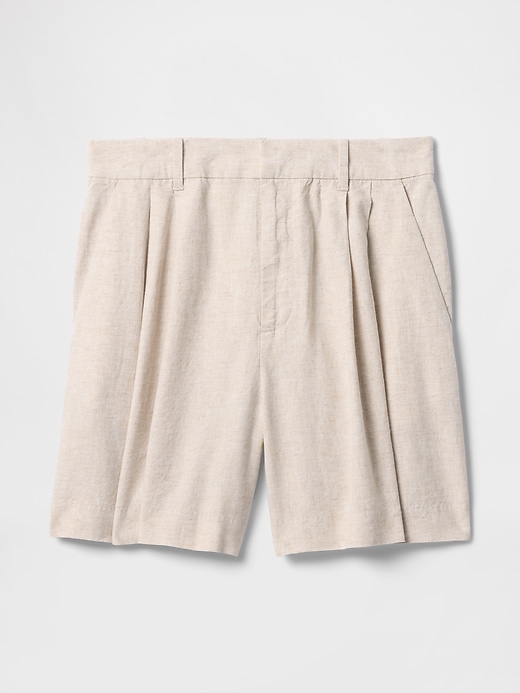 365 high rise leinenmischung shorts