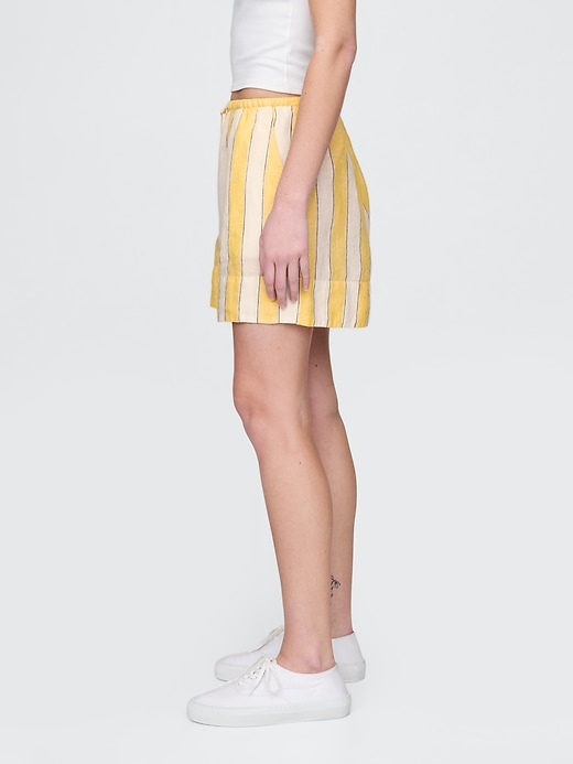 bequeme shorts aus 100 leinen