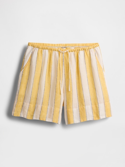 bequeme shorts aus 100 leinen