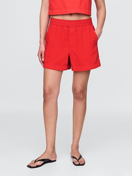 ultrasoft denim easy shorts