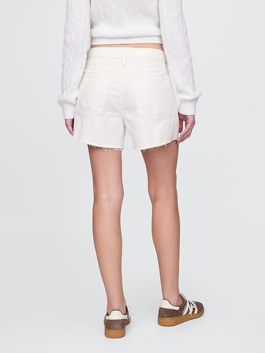 4 mid rise ultrasoft relaxed cutoff shorts