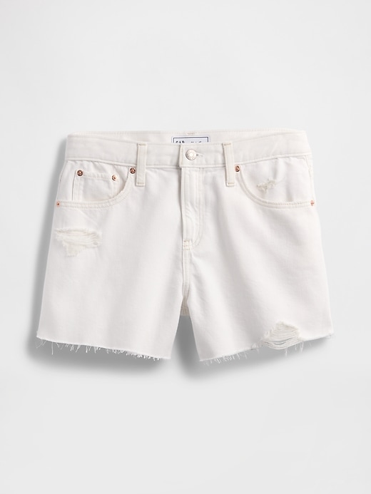 4 mid rise ultrasoft relaxed cutoff shorts