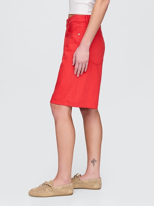 11 mid rise ultrasoft longline denim shorts
