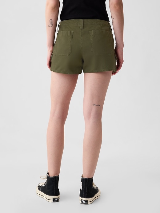 3 low rise y2k cargo-shorts