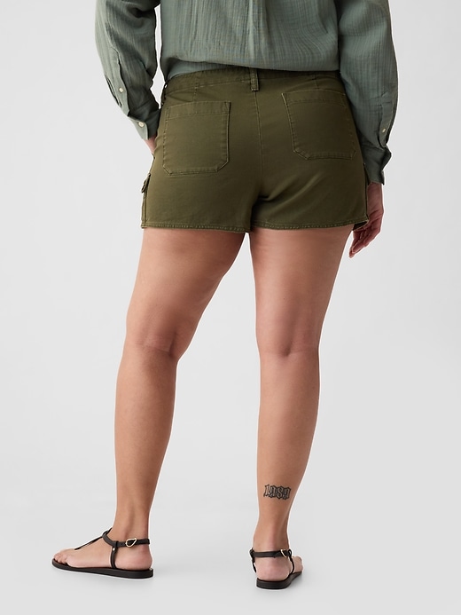 3 low rise y2k cargo-shorts