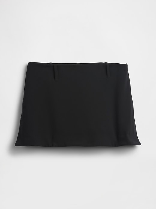 hüftiger mini-skort aus twill