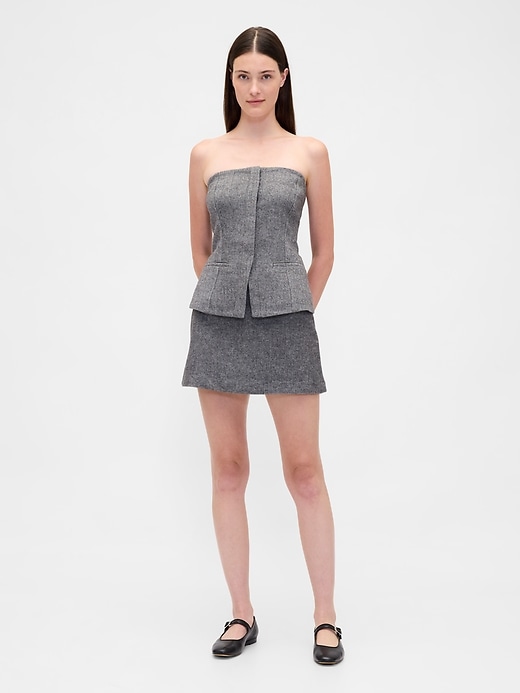 fischgrät-mini-skort
