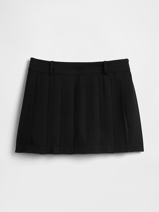 plissierter mini-skort