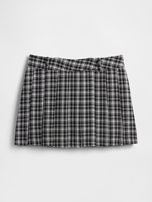 plissierter mini-skort