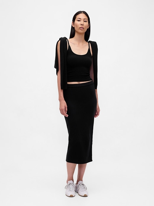 cashsoft stretch crop tank top