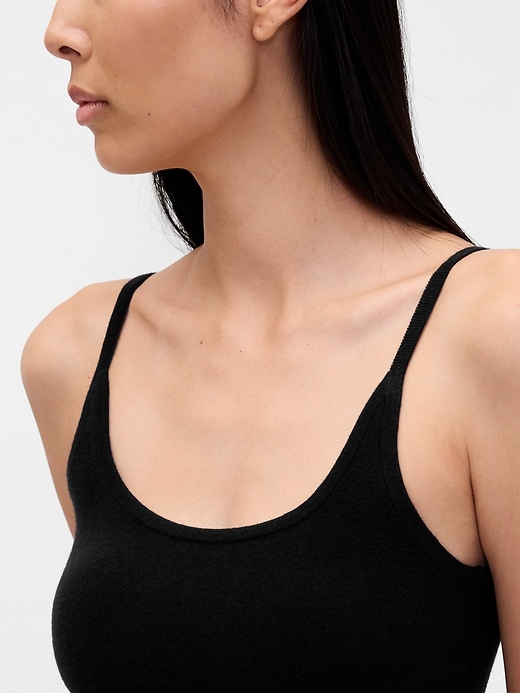 cashsoft stretch crop tank top