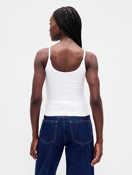 cashsoft stretch crop tank top