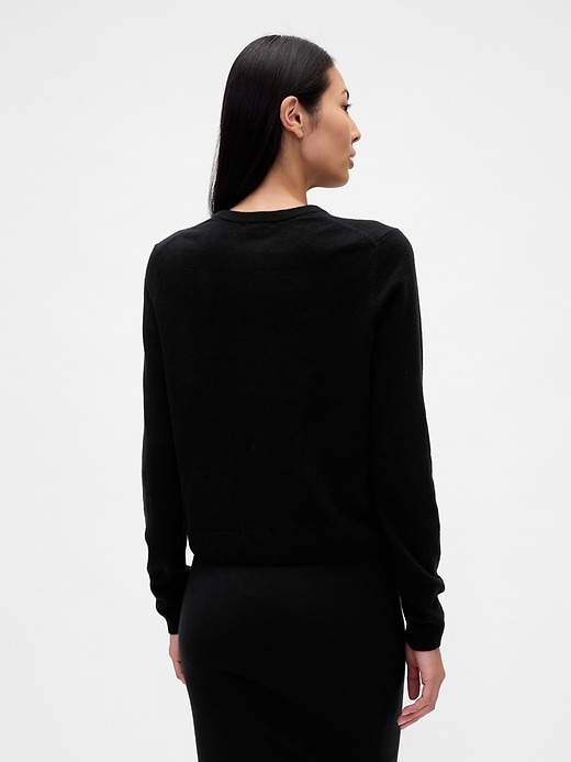 cashsoft crop cardigan