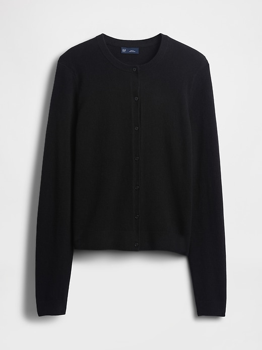 cashsoft crop cardigan