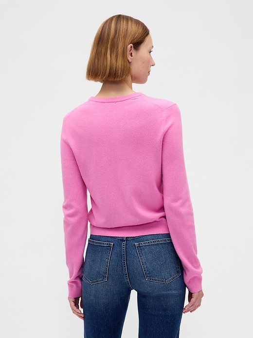 cashsoft crop cardigan