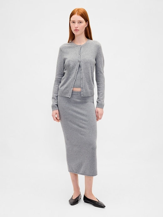 cashsoft crop cardigan