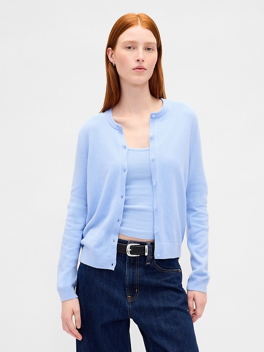 cashsoft crop cardigan