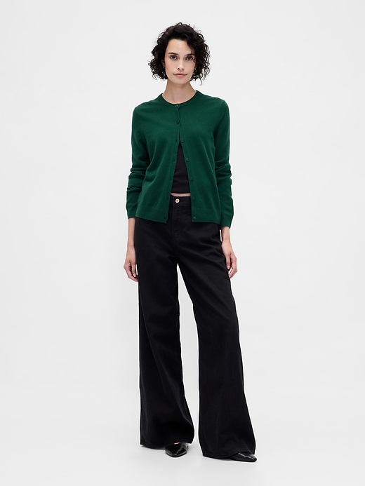 cashsoft crop cardigan