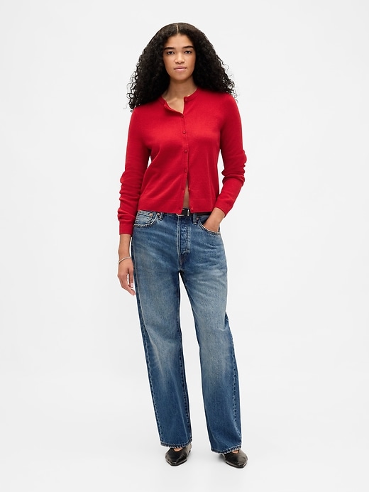 cashsoft crop cardigan