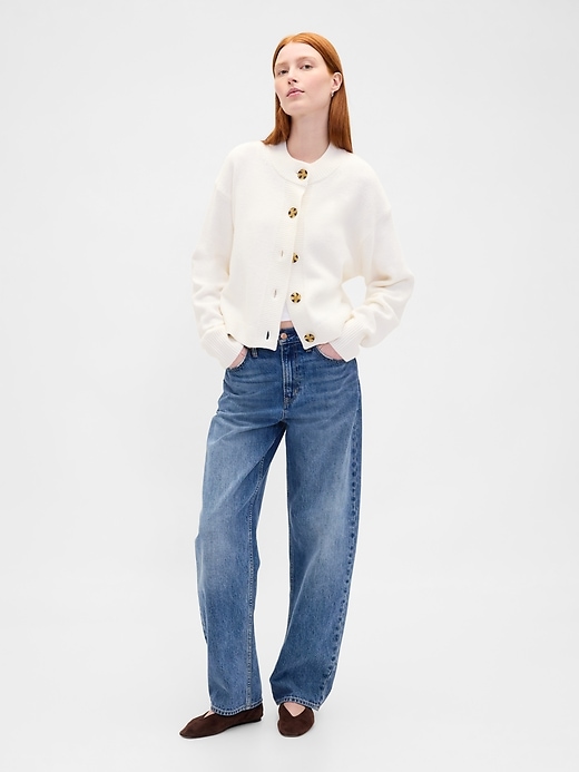 cashsoft oversized chunky cardigan