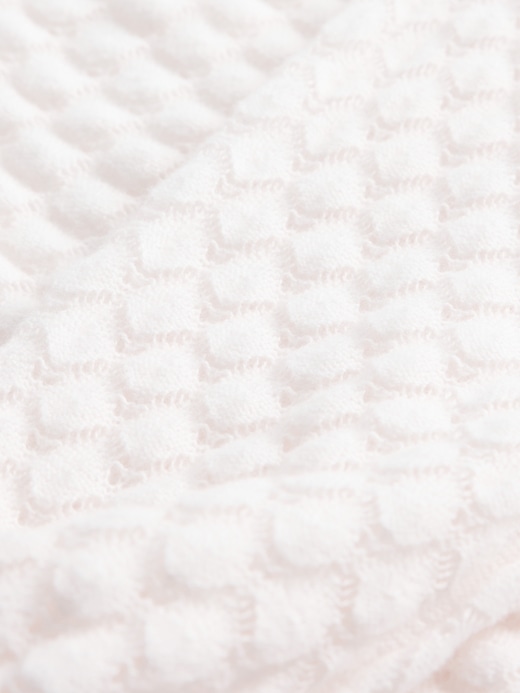 cashsoft stretch-pointelle-strickjacke