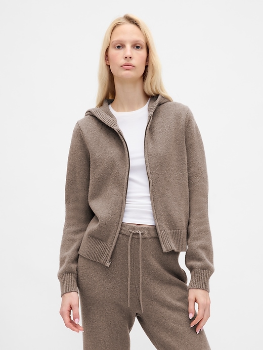 cashsoft sweater zip hoodie