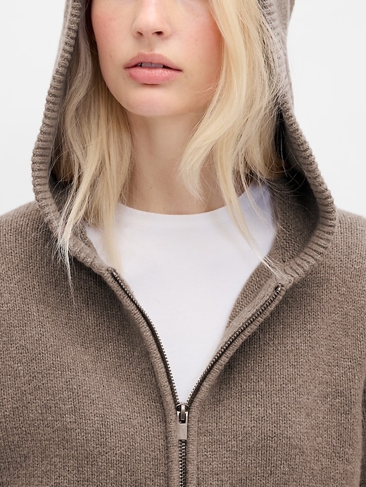 cashsoft sweater zip hoodie