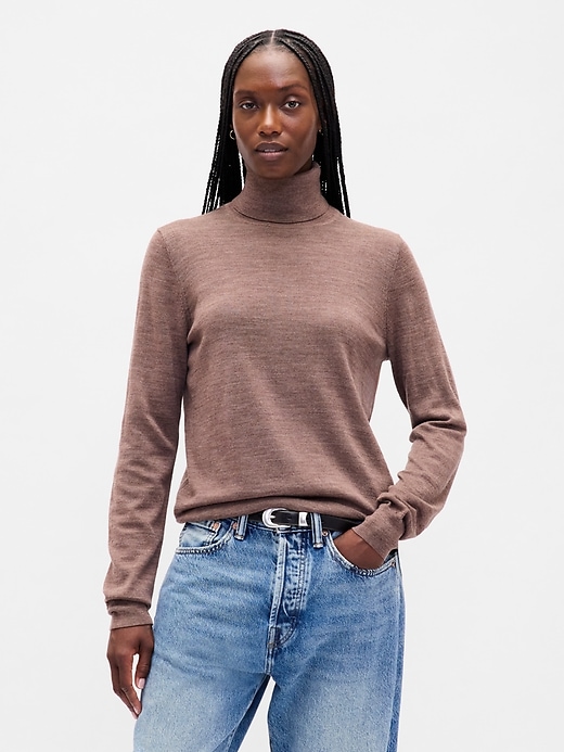 rollkragenpullover aus 100 merinowolle