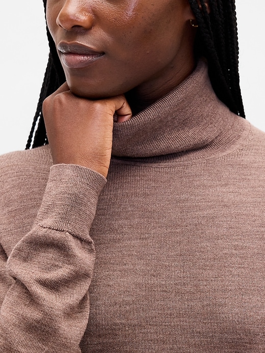 rollkragenpullover aus 100 merinowolle