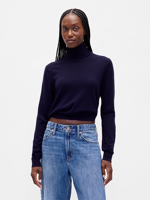 rollkragenpullover aus 100 merinowolle