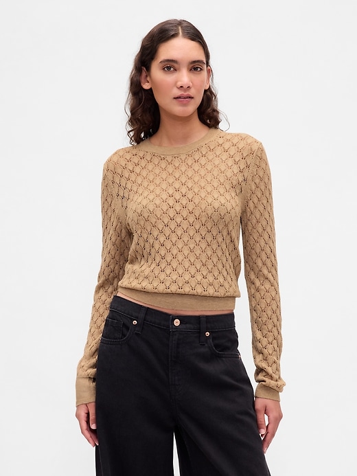 pointelle-pullover