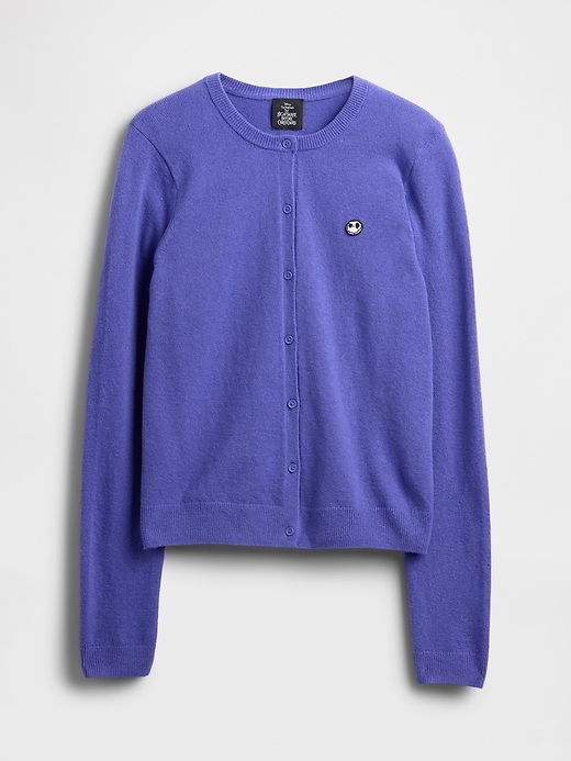 gap × disney tim burtons the nightmare before christmas cashsoft totenkopf-strickjacke