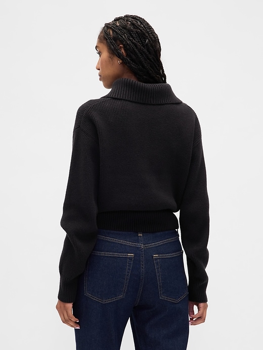 cashsoft cardigan mit reißverschluss und kragen aus kunstpelz