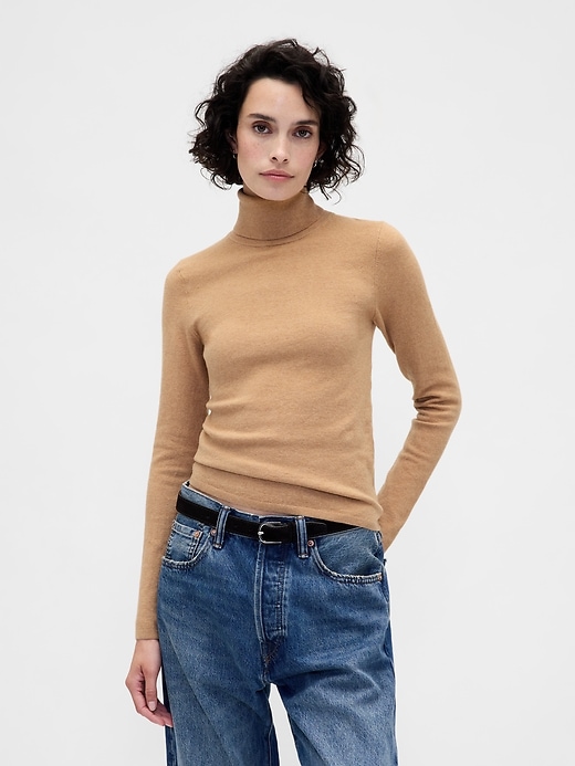cashsoft stretch-rollkragenpullover