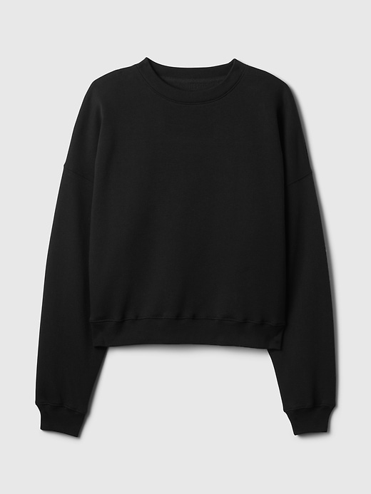 vintagesoft keil-sweatshirt mit rundhalsausschnitt