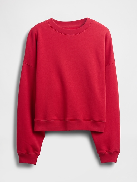 vintagesoft keil-sweatshirt mit rundhalsausschnitt