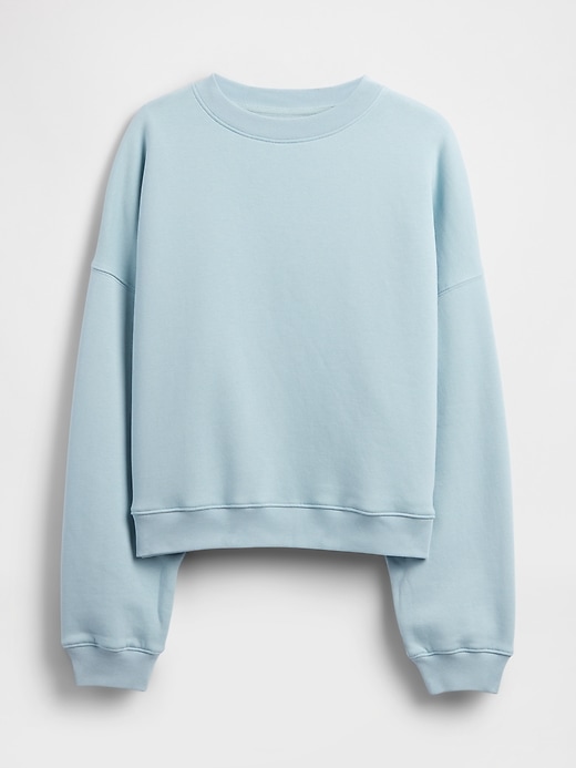 vintagesoft keil-sweatshirt mit rundhalsausschnitt