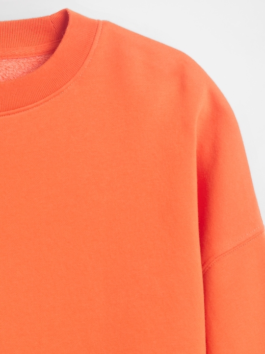 vintagesoft keil-sweatshirt mit rundhalsausschnitt