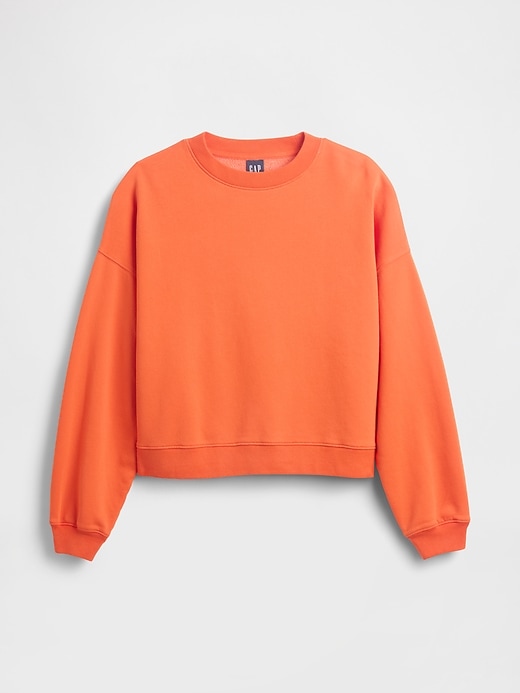 vintagesoft keil-sweatshirt mit rundhalsausschnitt