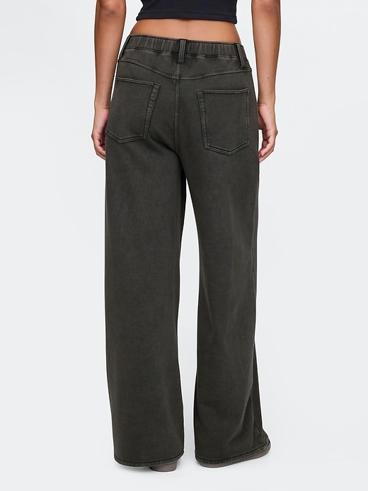 schwere bequeme weite jogginghose jeans