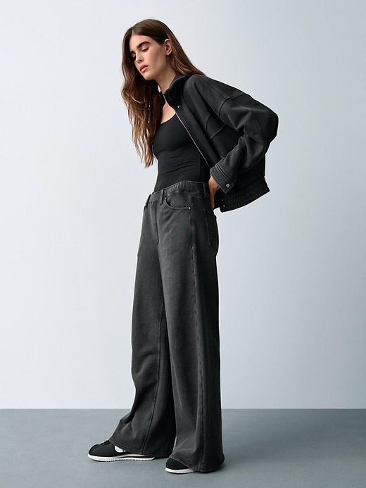 schwere bequeme weite jogginghose jeans